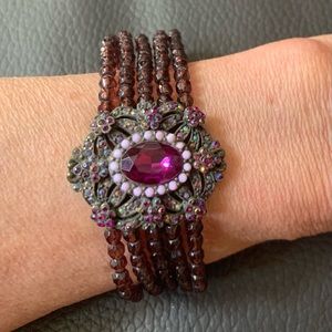 Purple Beaded Bracelet